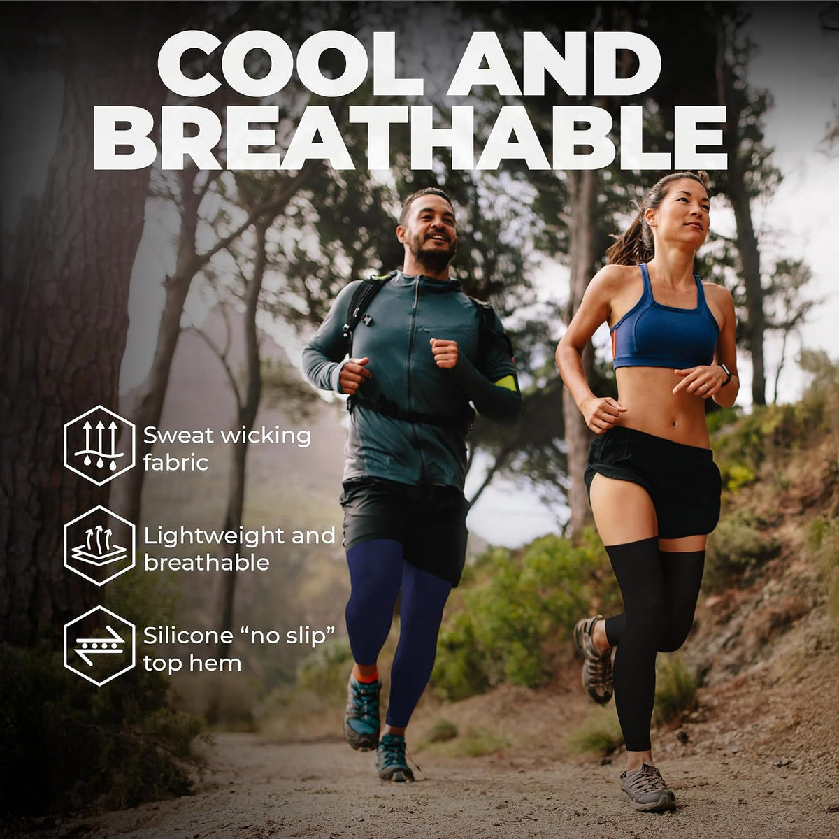 Elevate Your Game with Tough Outdoors Compression Leg Sleeves for Men & Women - Perfect for Basketball, Football, and Cycling