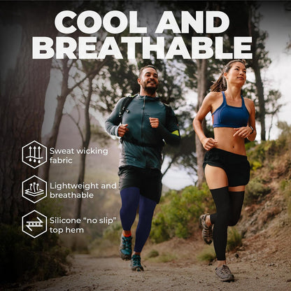 Elevate Your Game with Tough Outdoors Compression Leg Sleeves for Men & Women - Perfect for Basketball, Football, and Cycling