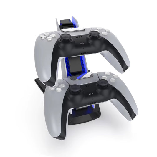 Controller Charger Dock for PS5 Dual Charging Stand Station Cradle for Sony PS 5 Gaming Controller Gamepad Joystick